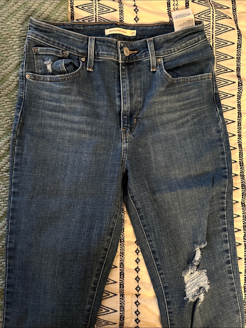 Levi’s 721 high rise skinny jeans